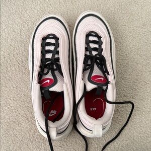 Nike Women's Light Pink and Black Sneakers